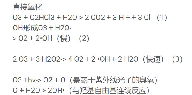 地下水處理中的臭氧反應